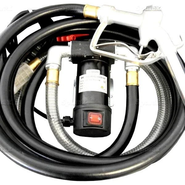 PORTABLE 12V FUEL TRANSFER KIT 40L/min WITH CARRY CASE FOR BOWSER ETC.