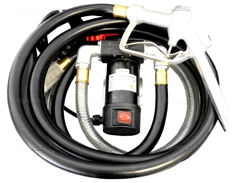 PORTABLE 12V FUEL TRANSFER KIT 40L/min WITH CARRY CASE FOR BOWSER ETC.