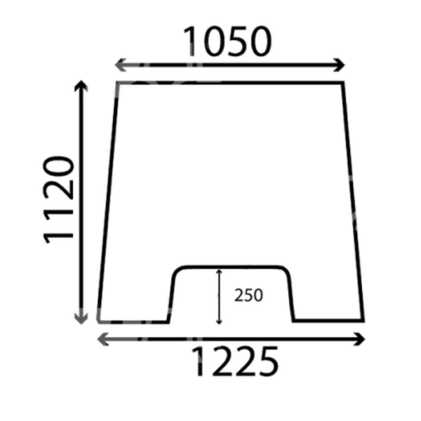 WINDSCREEN FOR MASSEY FERGUSON 3000 3100 3600 SERIES TRACTORS.