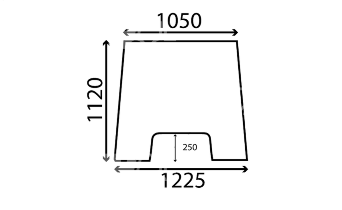 WINDSCREEN FOR MASSEY FERGUSON 3000 3100 3600 SERIES TRACTORS.