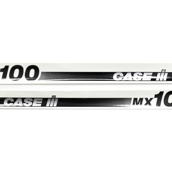 STRAIGHT TYPE DECAL SET FOR CASE IH MX100 TRACTOR.