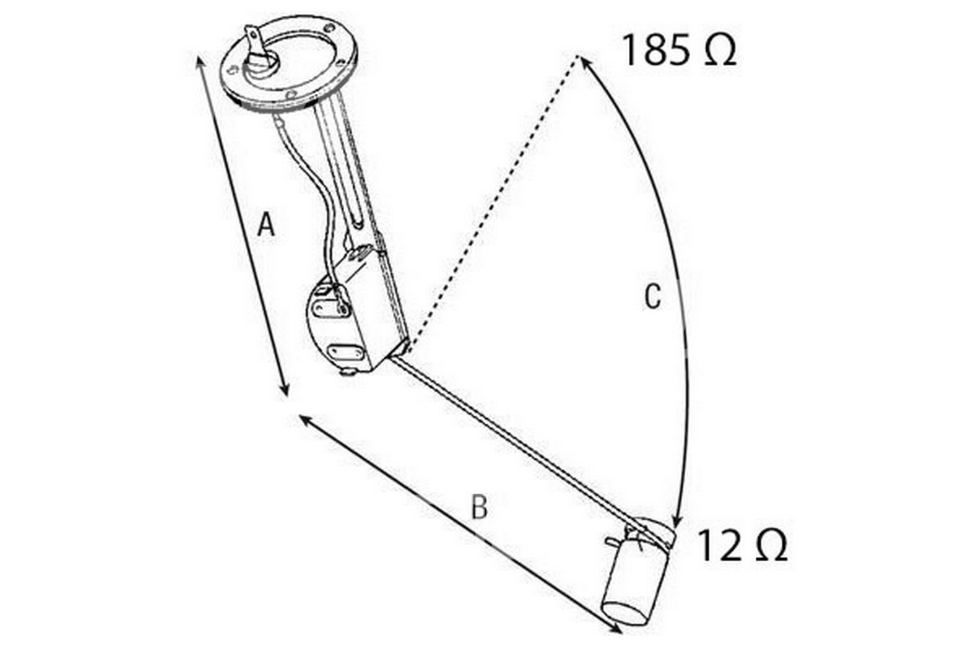 FUEL SENDER UNIT FOR DEUTZ-FAHR DX3SC AGROXTRA SERIES TRACTORS. - Image 2