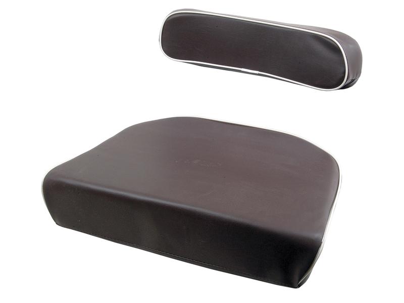 BLACK & WHITE SEAT CUSHION SET FOR DAVID BROWN 780 880 885 990 995 996 TRACTORS.