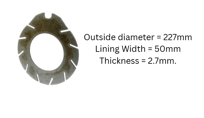 WET BRAKE REPAIR KIT FOR MASSEY FERGUSON 100 200 300 500 600 4200 4300 SERIES TRACTORS. - Image 3